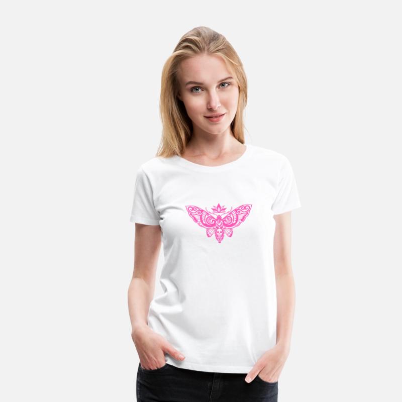 "Born" To Lose Quote Front Pink Moth