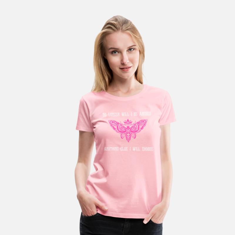 "Born" To Lose Quote Front Pink Moth