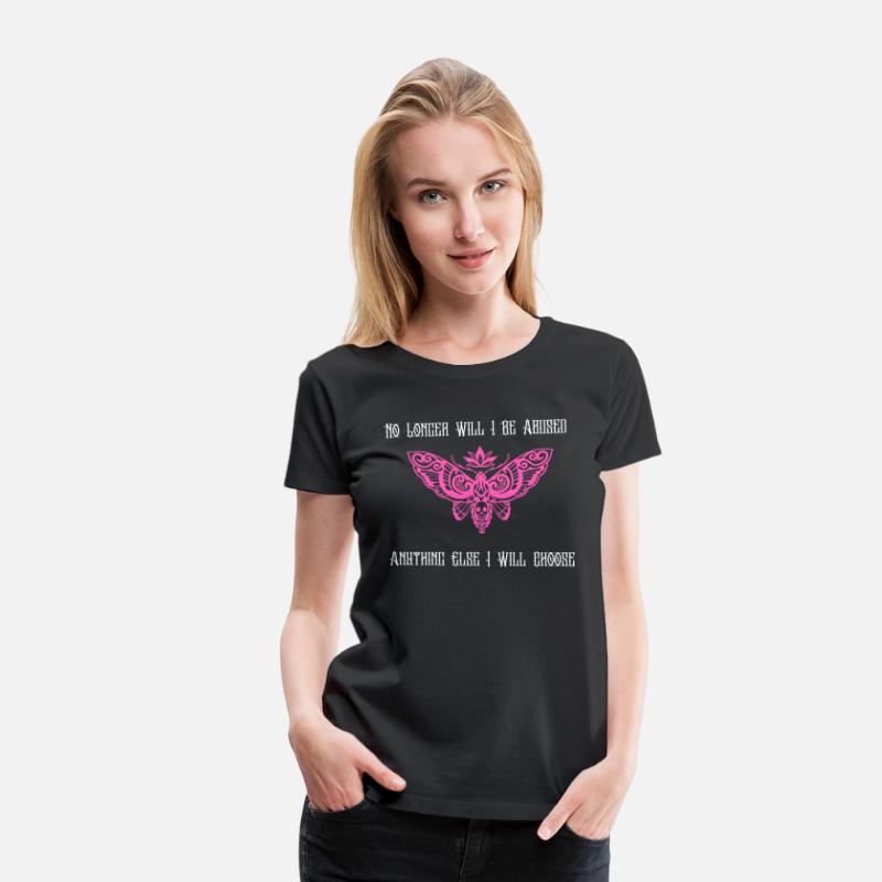 "Born" To Lose Quote Front Pink Moth