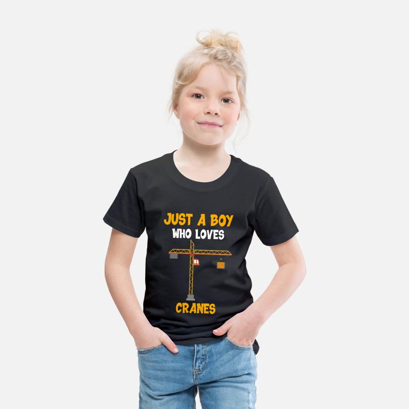 Boy who loves cranes Building-Site