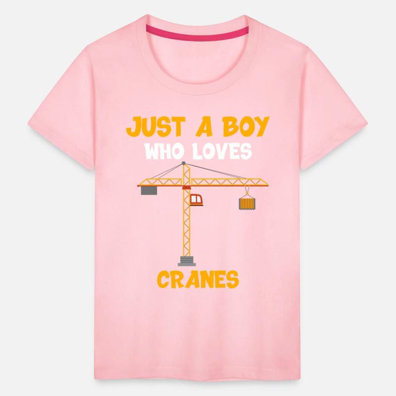 Boy who loves cranes Building-Site