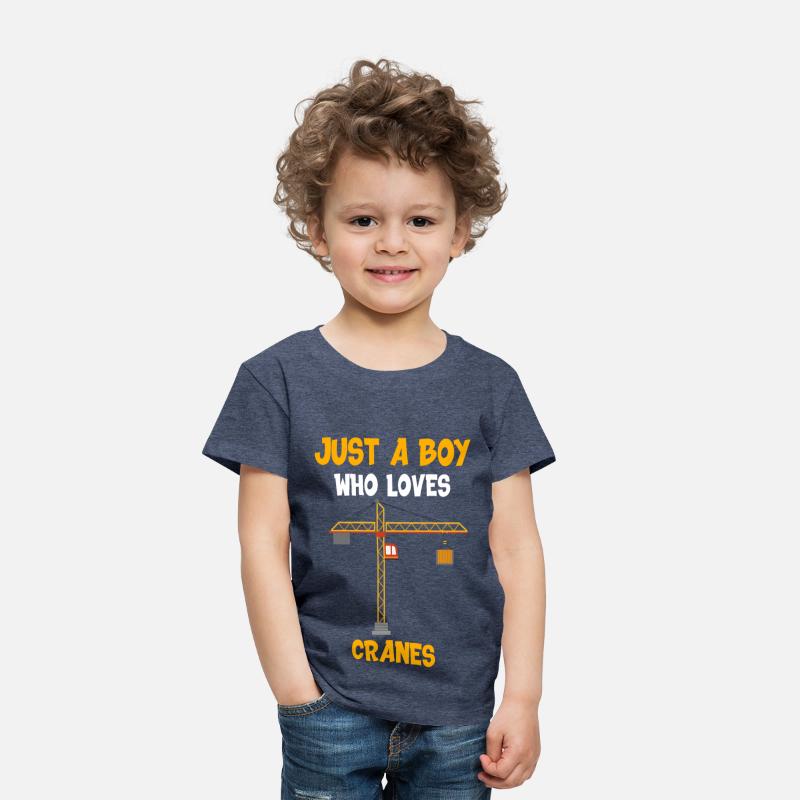 Boy who loves cranes Building-Site