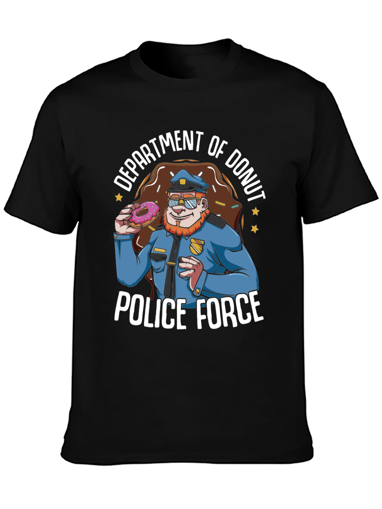 Department of Donut Police Force T-Shirt