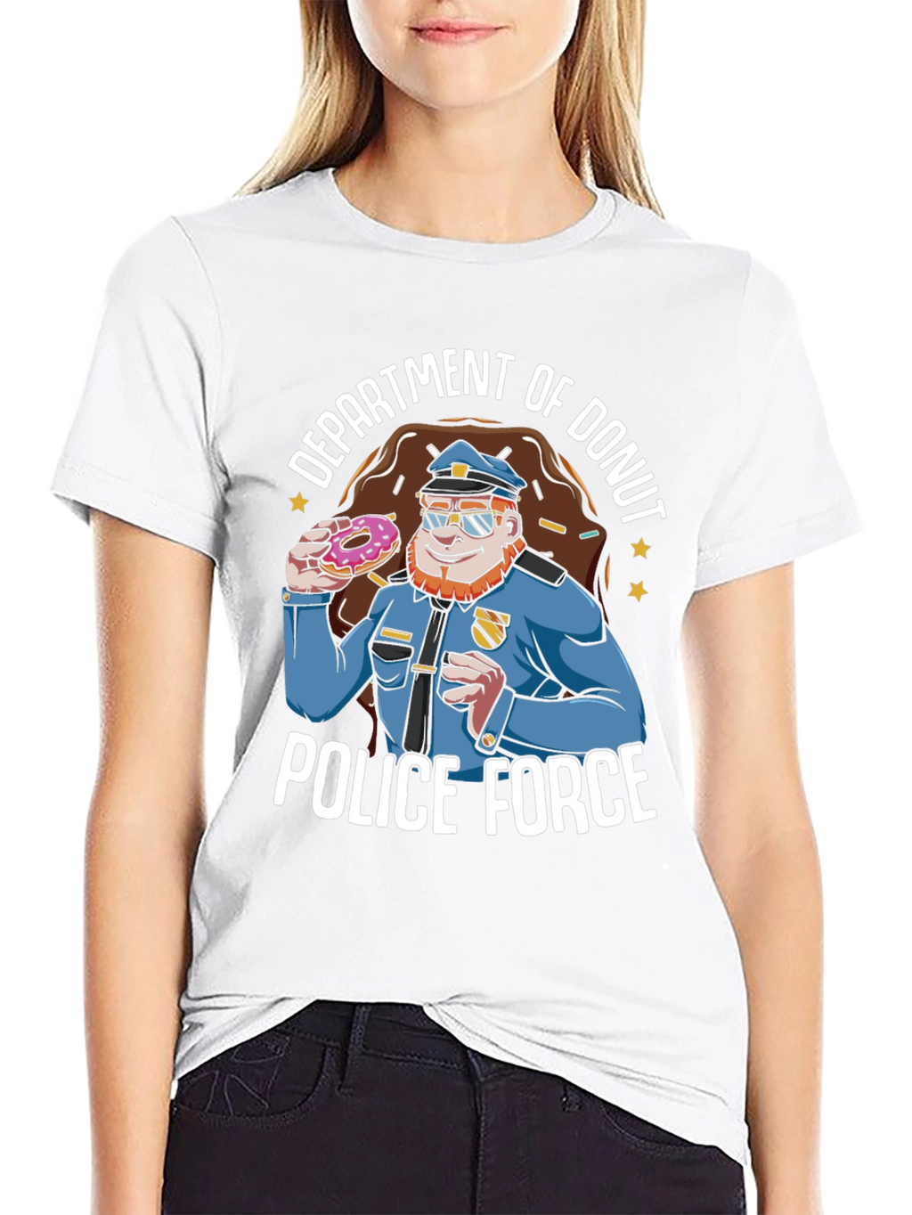 Department of Donut Police Force T-Shirt