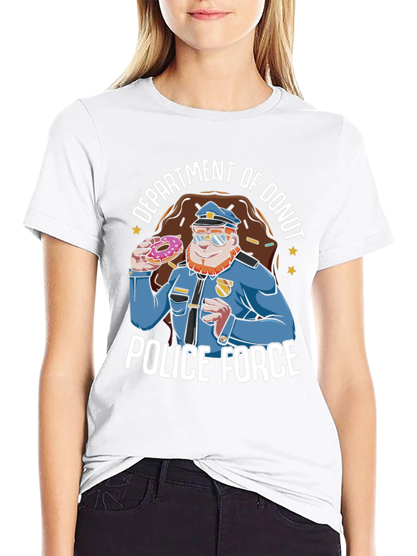 Department of Donut Police Force T-Shirt