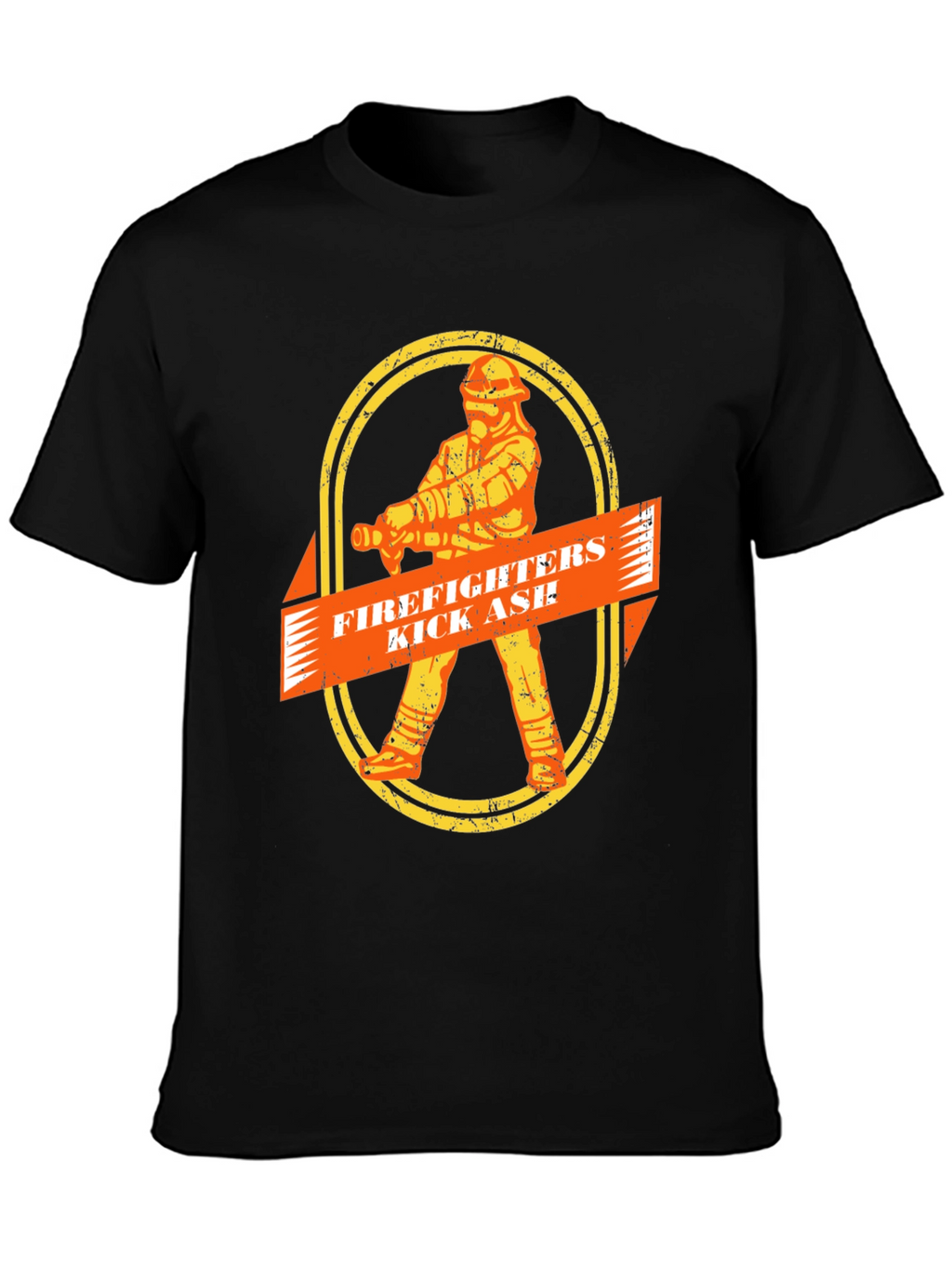 Firefighters Kick Ass T-Shirt - Graphic Tee