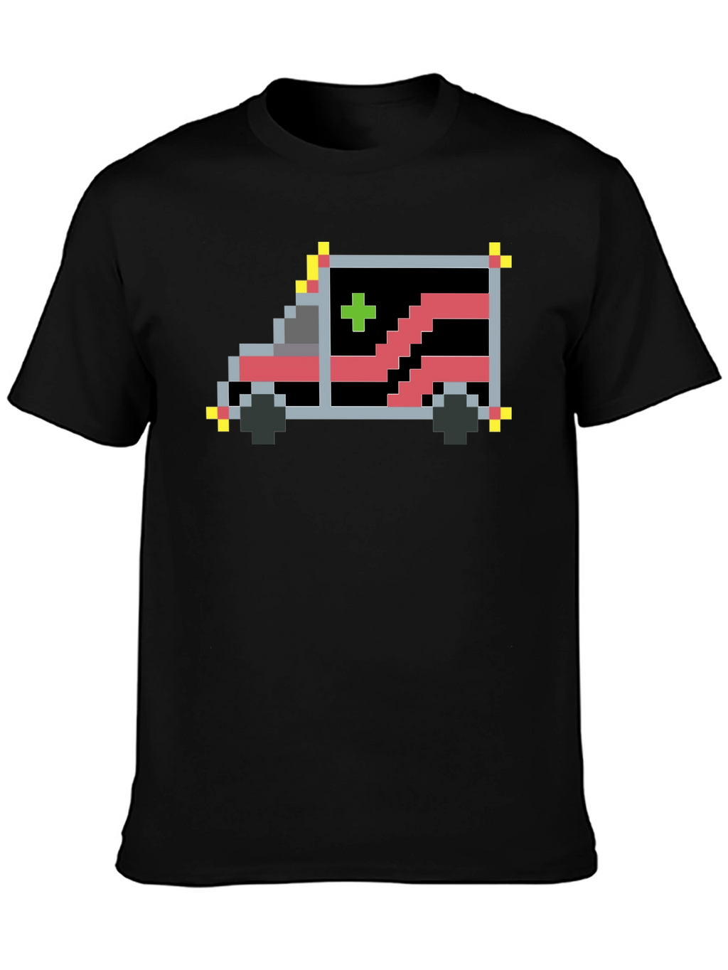 Pixel Ambulance T-Shirt - Retro Gaming Style