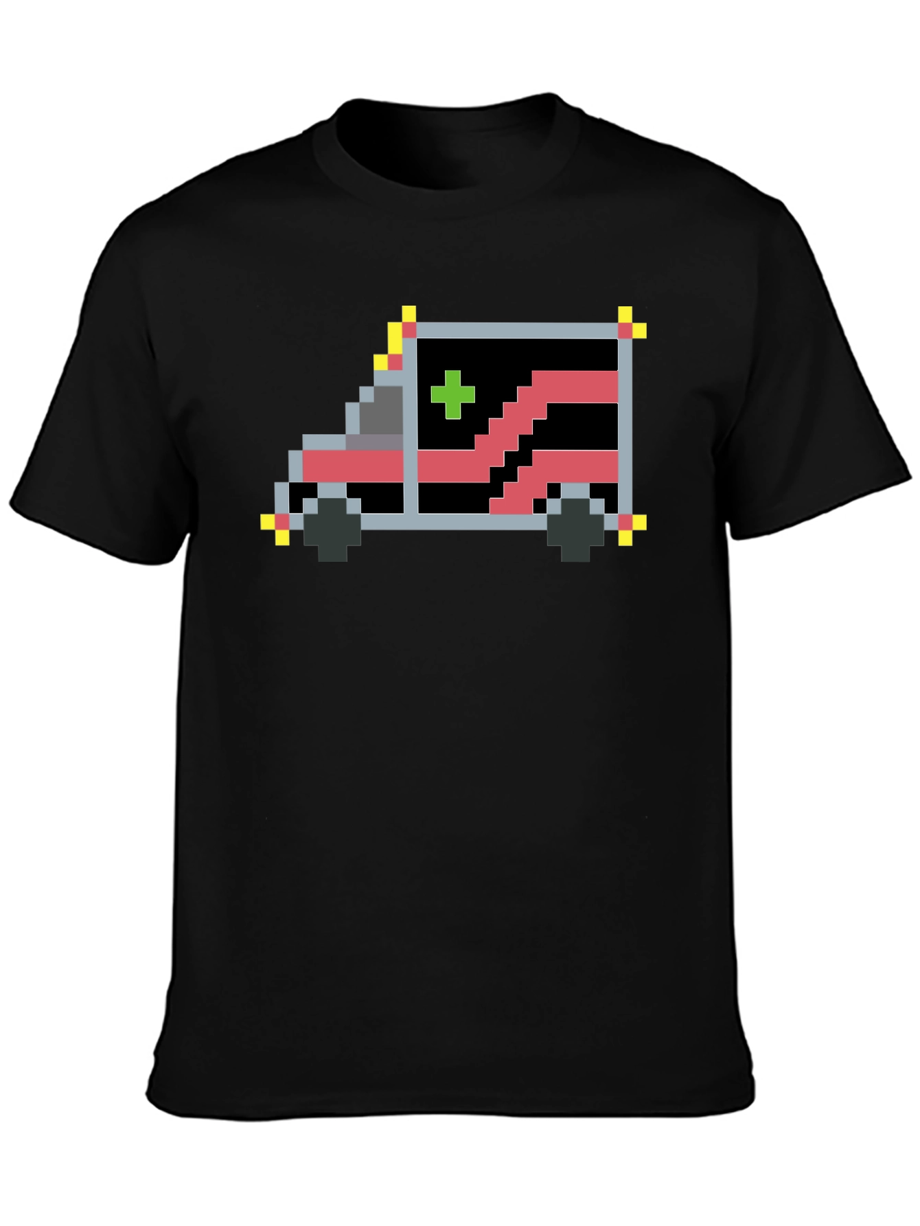 Pixel Ambulance T-Shirt - Retro Gaming Style