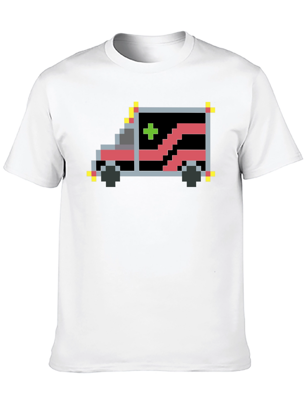 Pixel Ambulance T-Shirt - Retro Gaming Style
