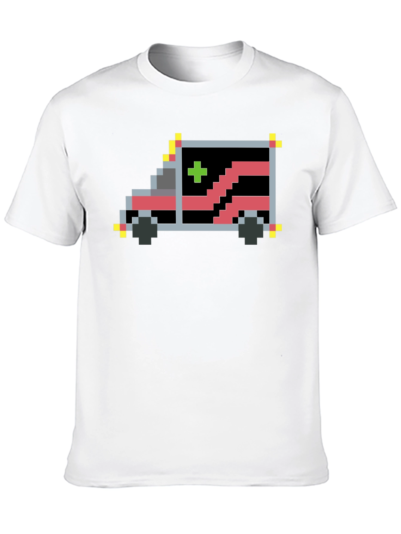 Pixel Ambulance T-Shirt - Retro Gaming Style