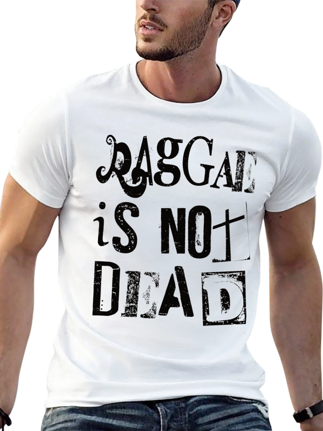 Ragga is Not Dead Black T-Shirt