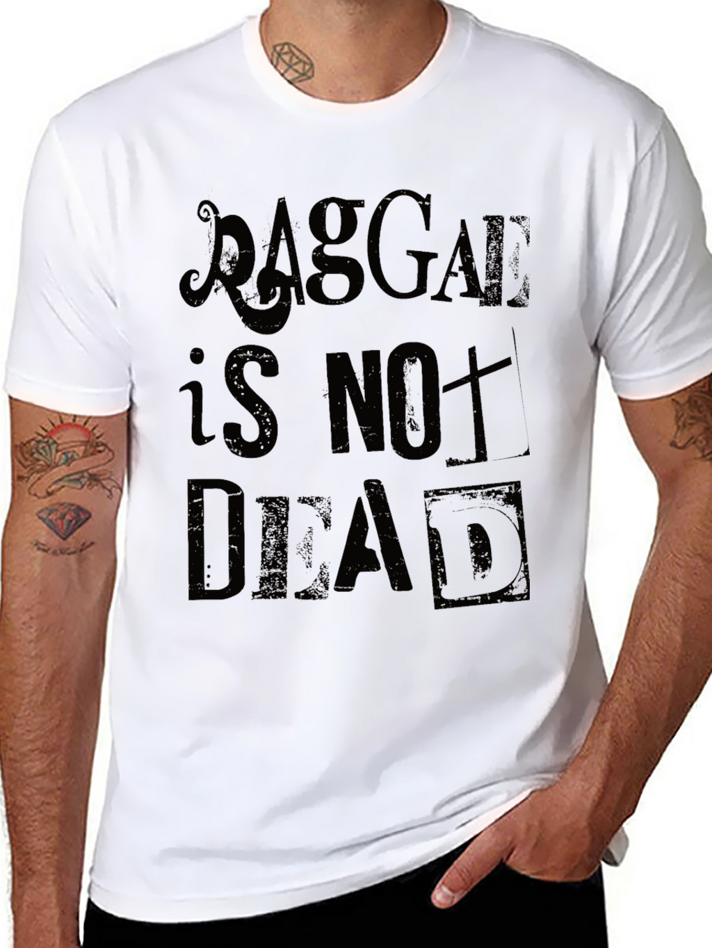 Ragga is Not Dead Black T-Shirt