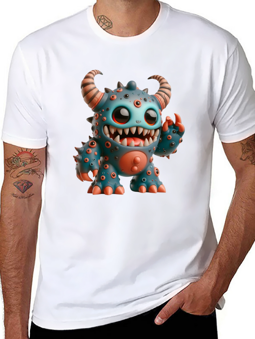Monster Graphic Tee - Fun & Unique Design
