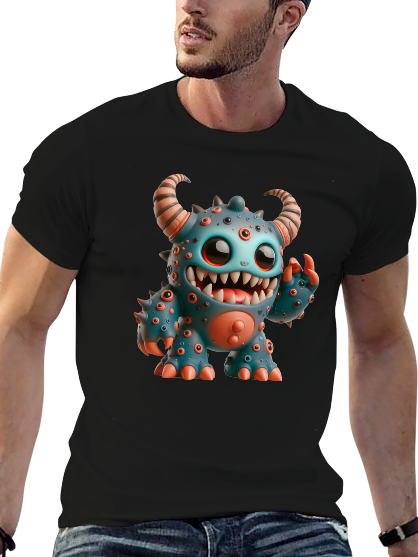 Monster Graphic Tee - Fun & Unique Design
