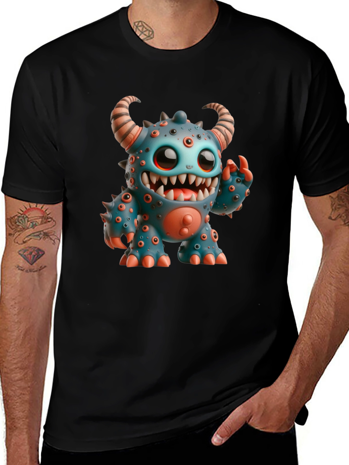 Monster Graphic Tee - Fun & Unique Design