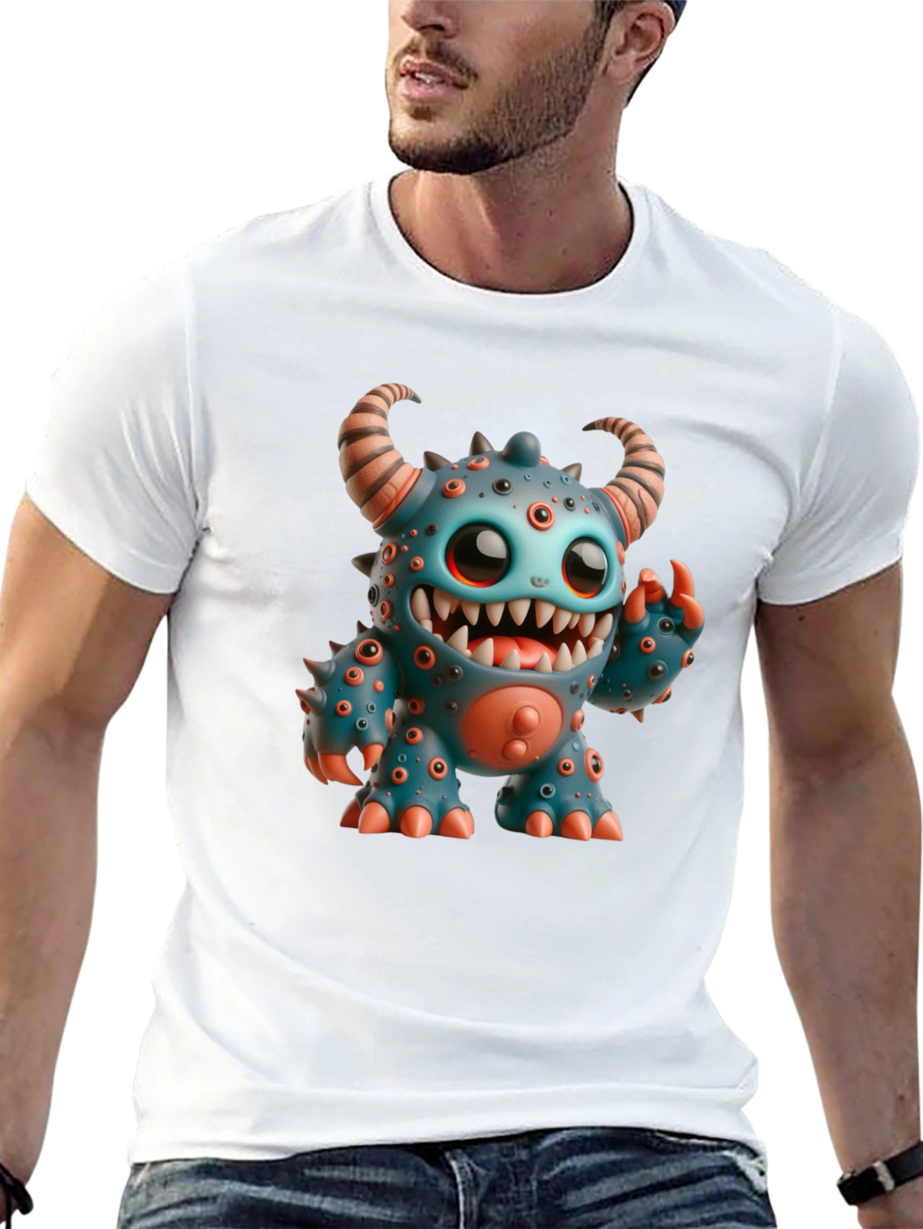 Monster Graphic Tee - Fun & Unique Design