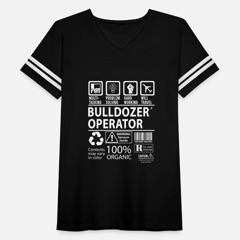 Bulldozer Operator T Shirt - Multitasking Job Gift