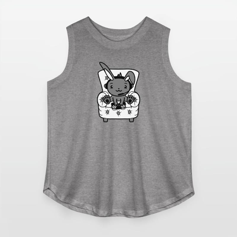 Bunny Plays Controller Console Headset Gamer Nerd