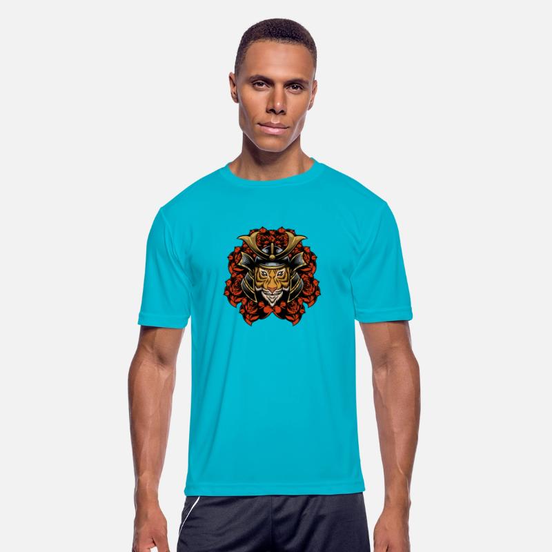 Bushido kabuki samurai japan graphic tiger mask