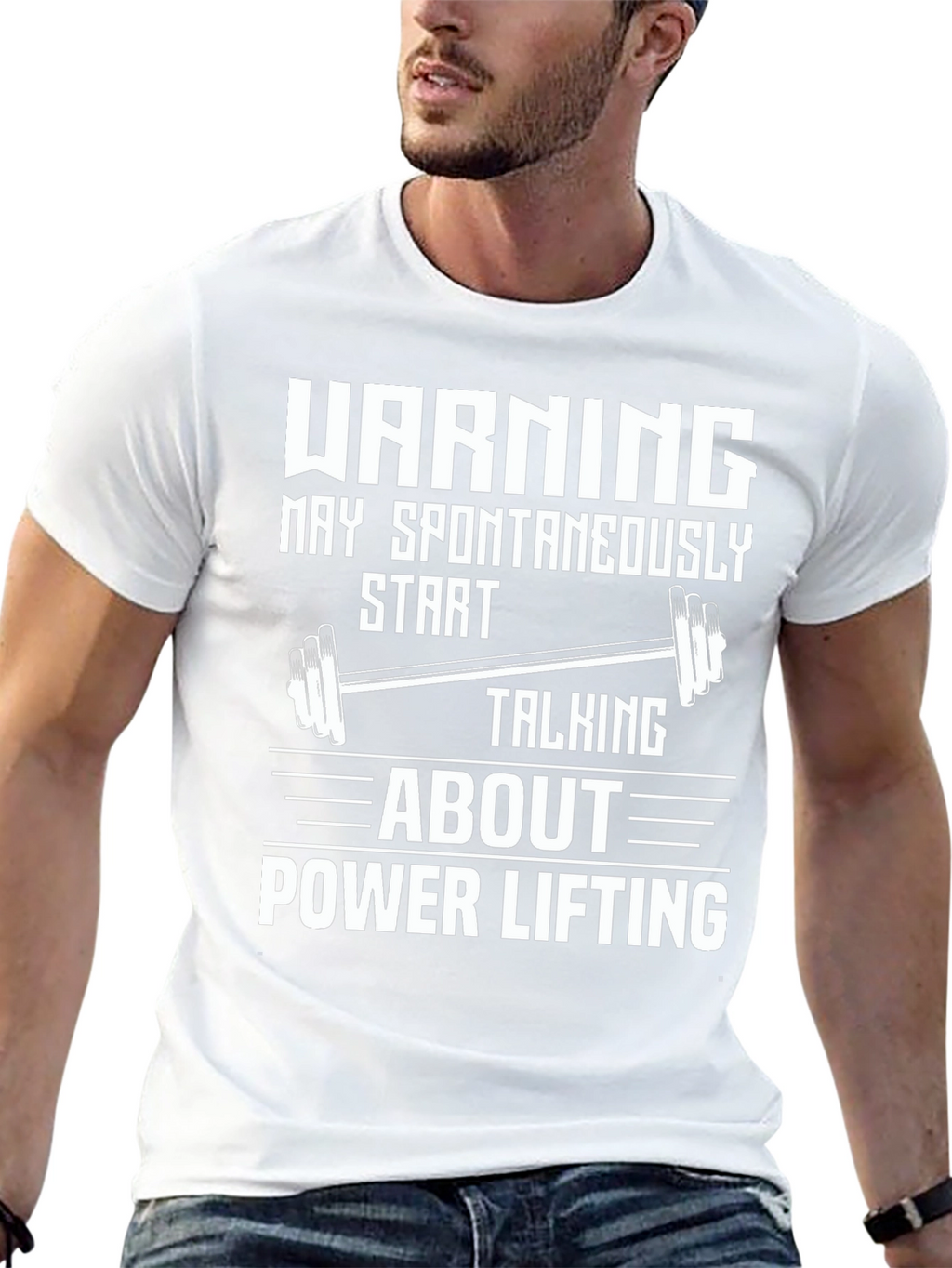 Warning Power Lifting T-Shirt