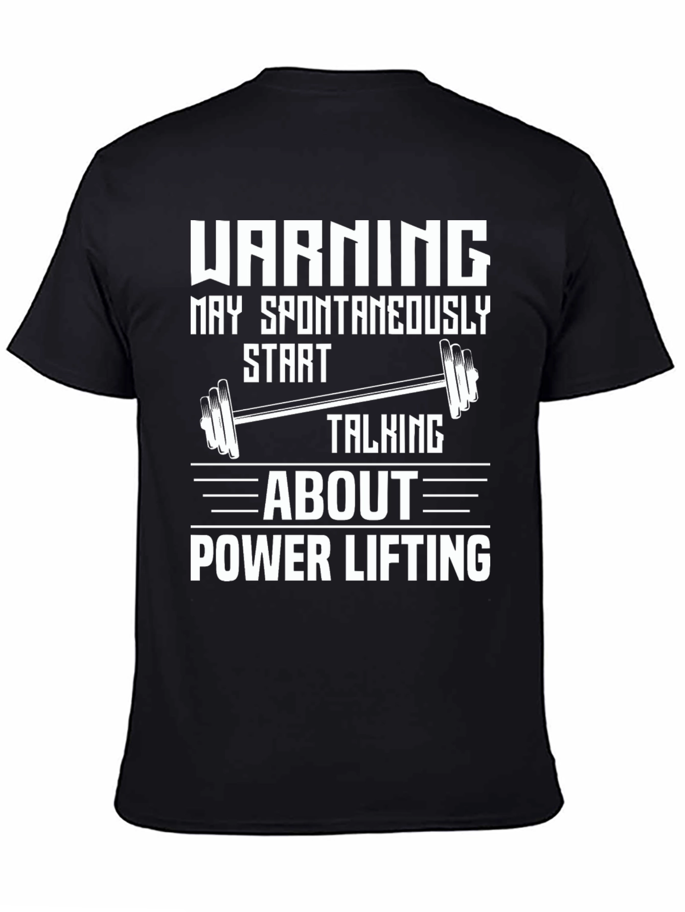 Warning Power Lifting T-Shirt