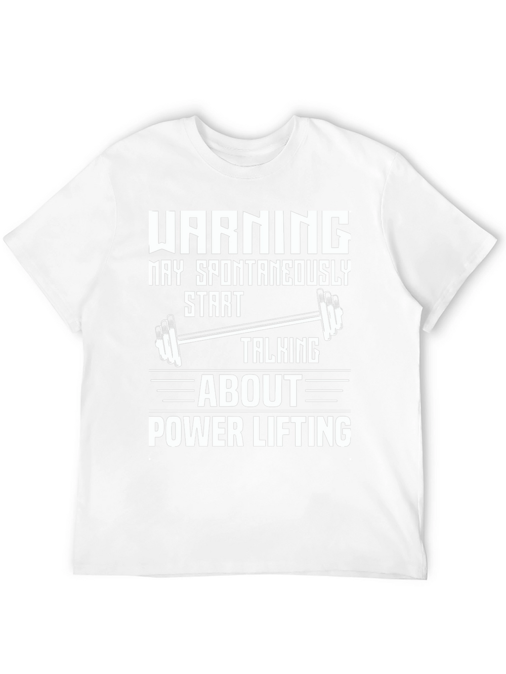 Warning Power Lifting T-Shirt