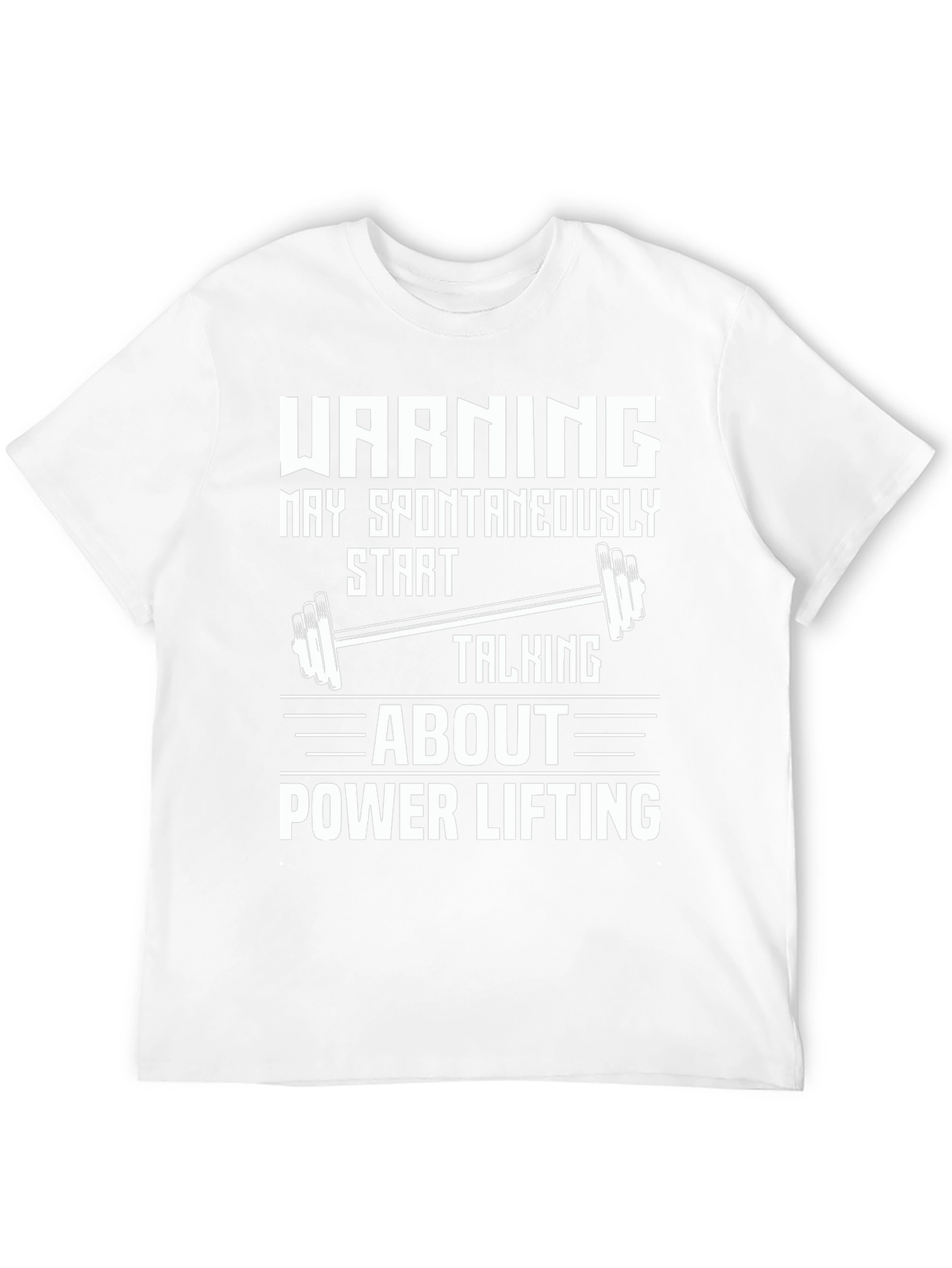 Warning Power Lifting T-Shirt