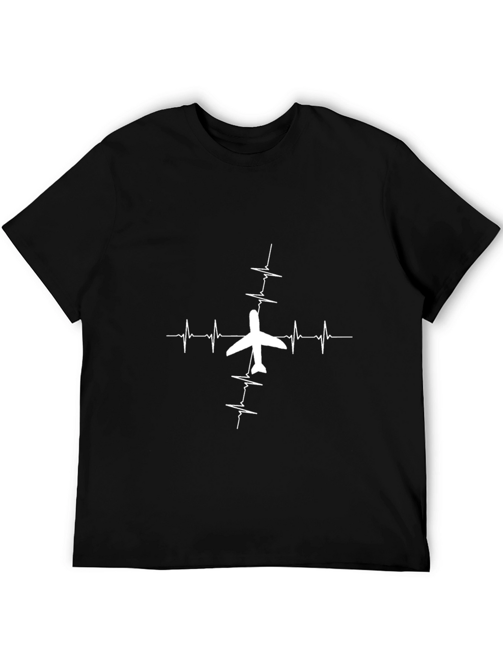 Pilot Heartbeat T-Shirt - Aviation Lover Tee