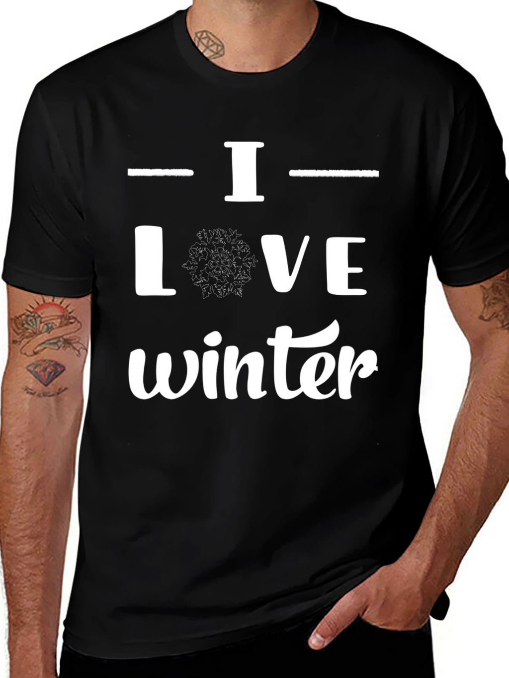 I Love Winter Graphic Tee
