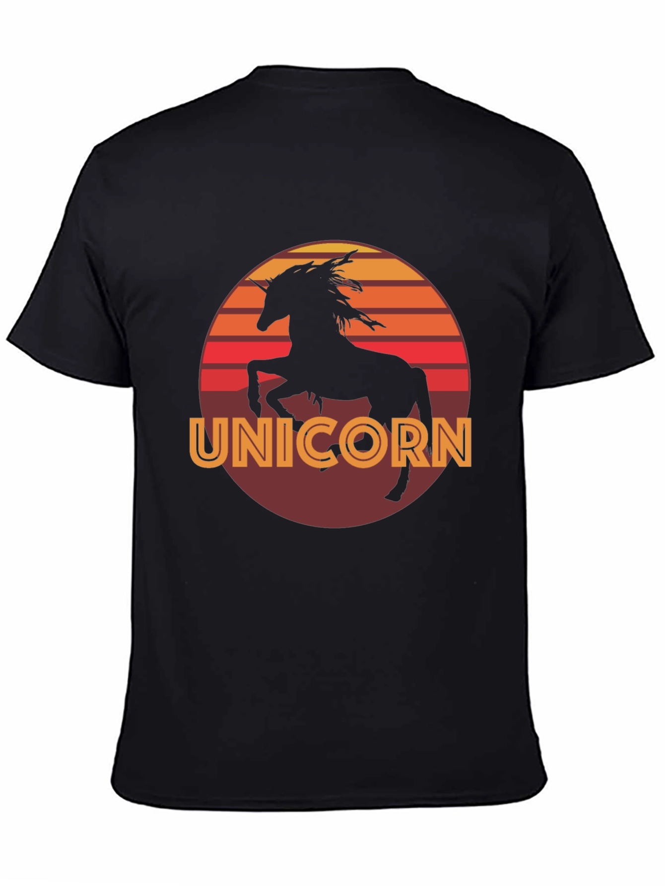 Unicorn Sunset Graphic T-Shirt