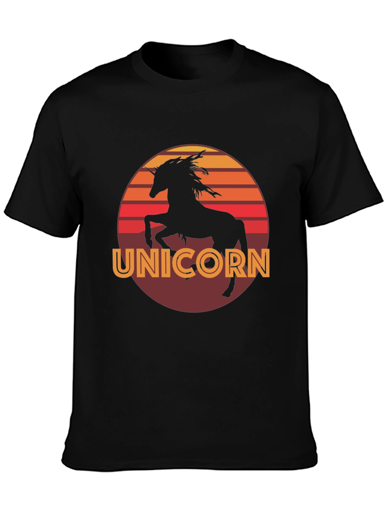Unicorn Sunset Graphic T-Shirt