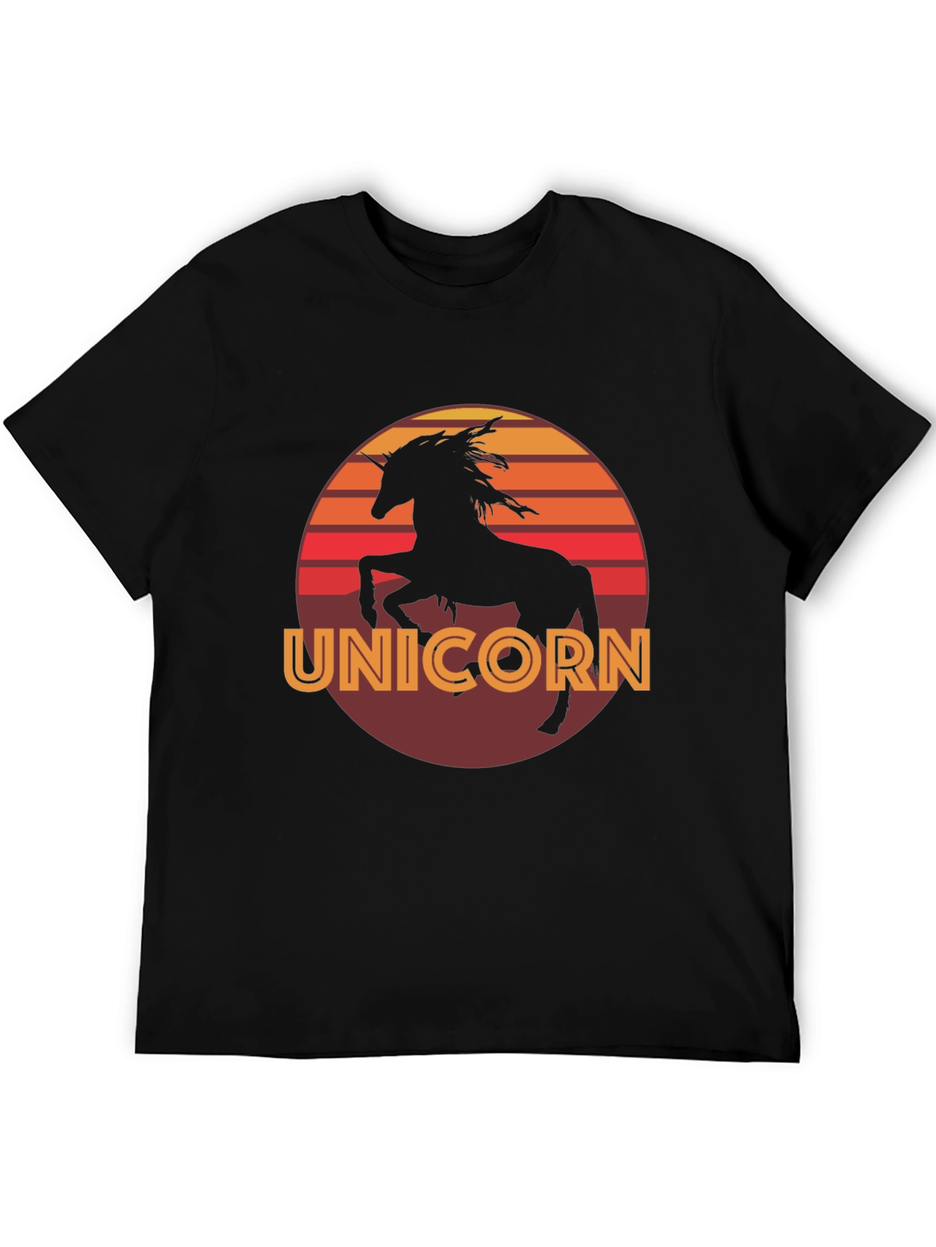 Unicorn Sunset Graphic T-Shirt
