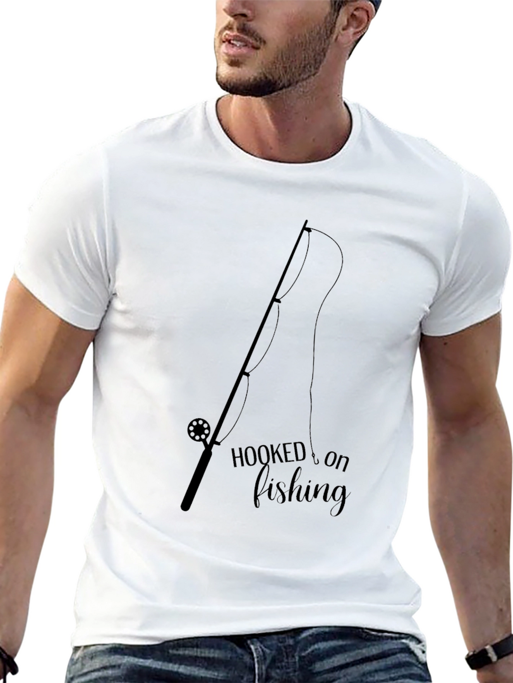 Hooked on Fishing T-Shirt - Angler Tee