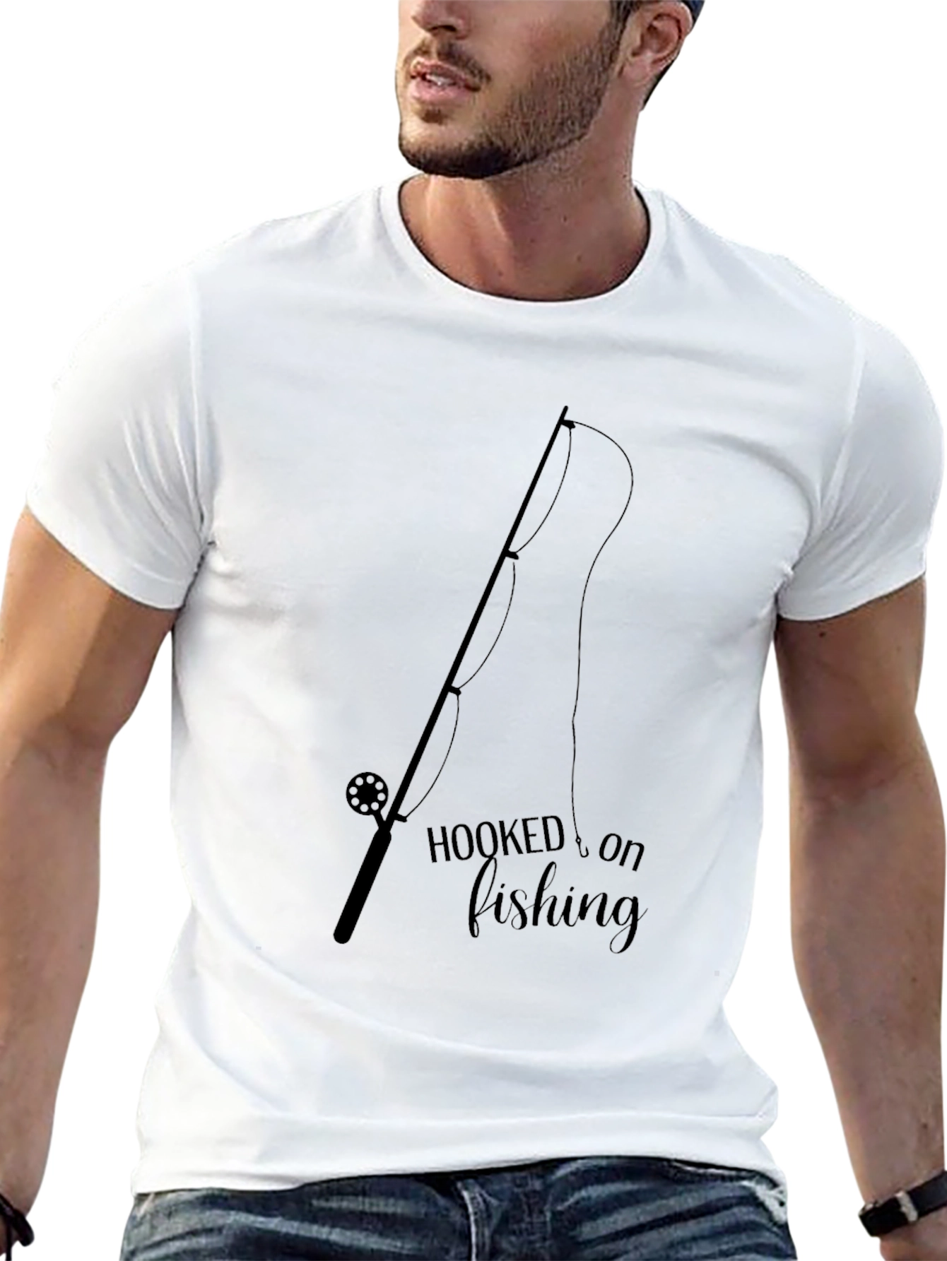Hooked on Fishing T-Shirt - Angler Tee