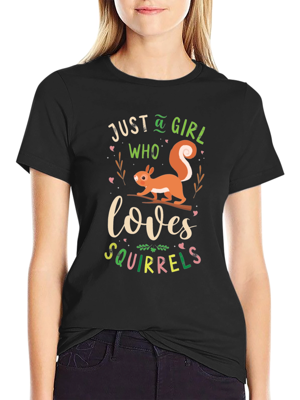 Just A Girl Who Loves Squirrels T-Shirt