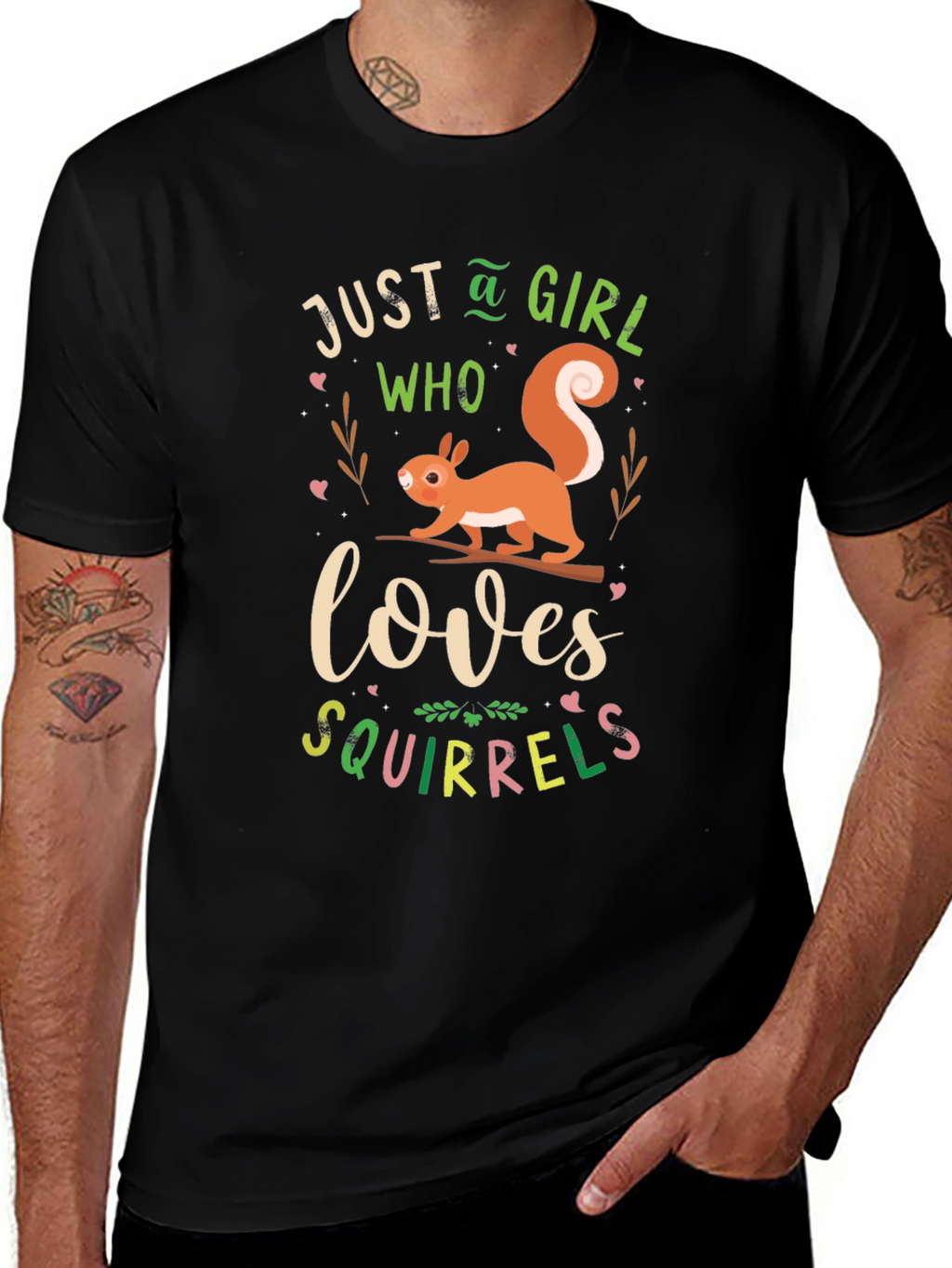 Just A Girl Who Loves Squirrels T-Shirt