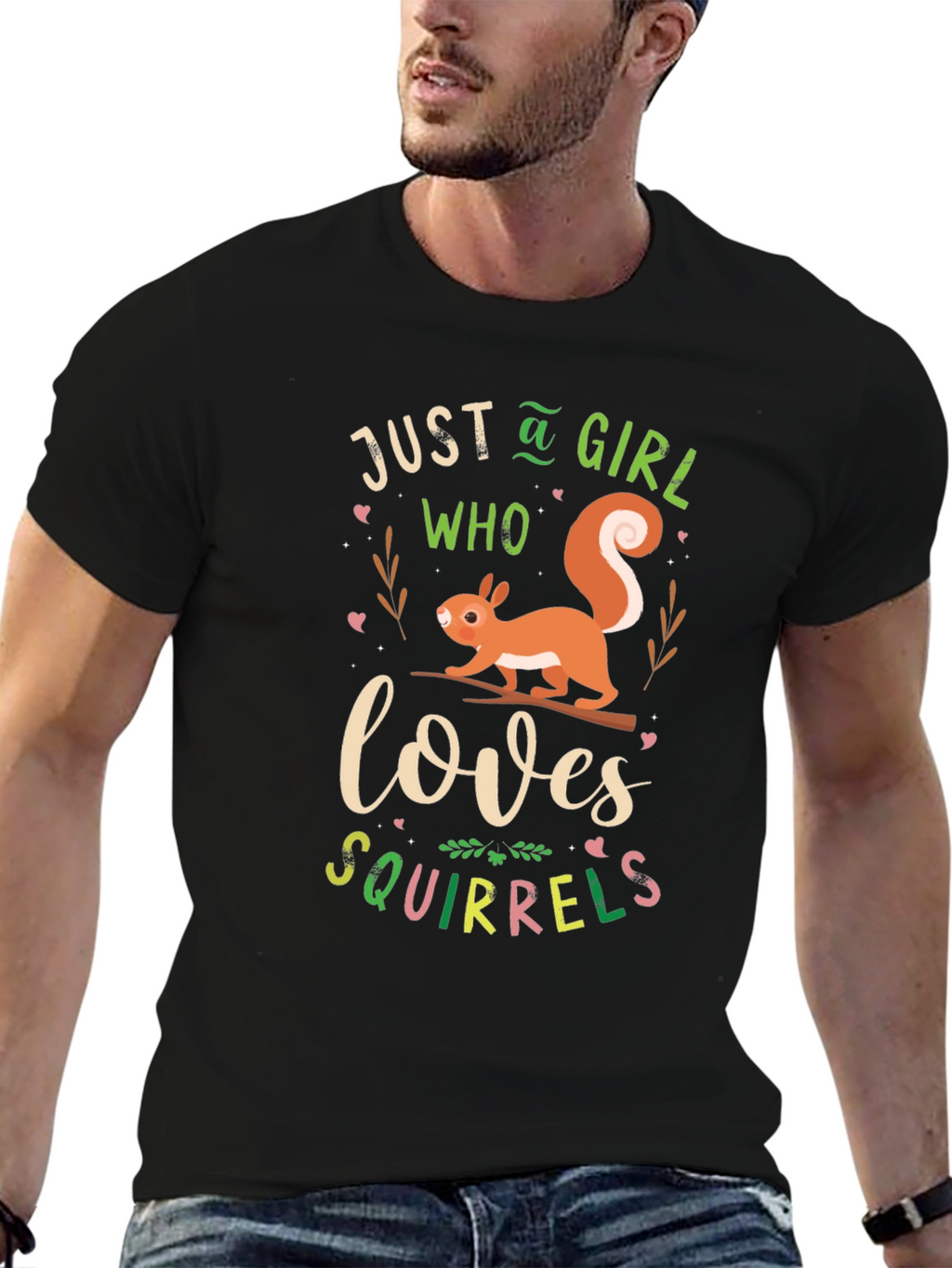 Just A Girl Who Loves Squirrels T-Shirt