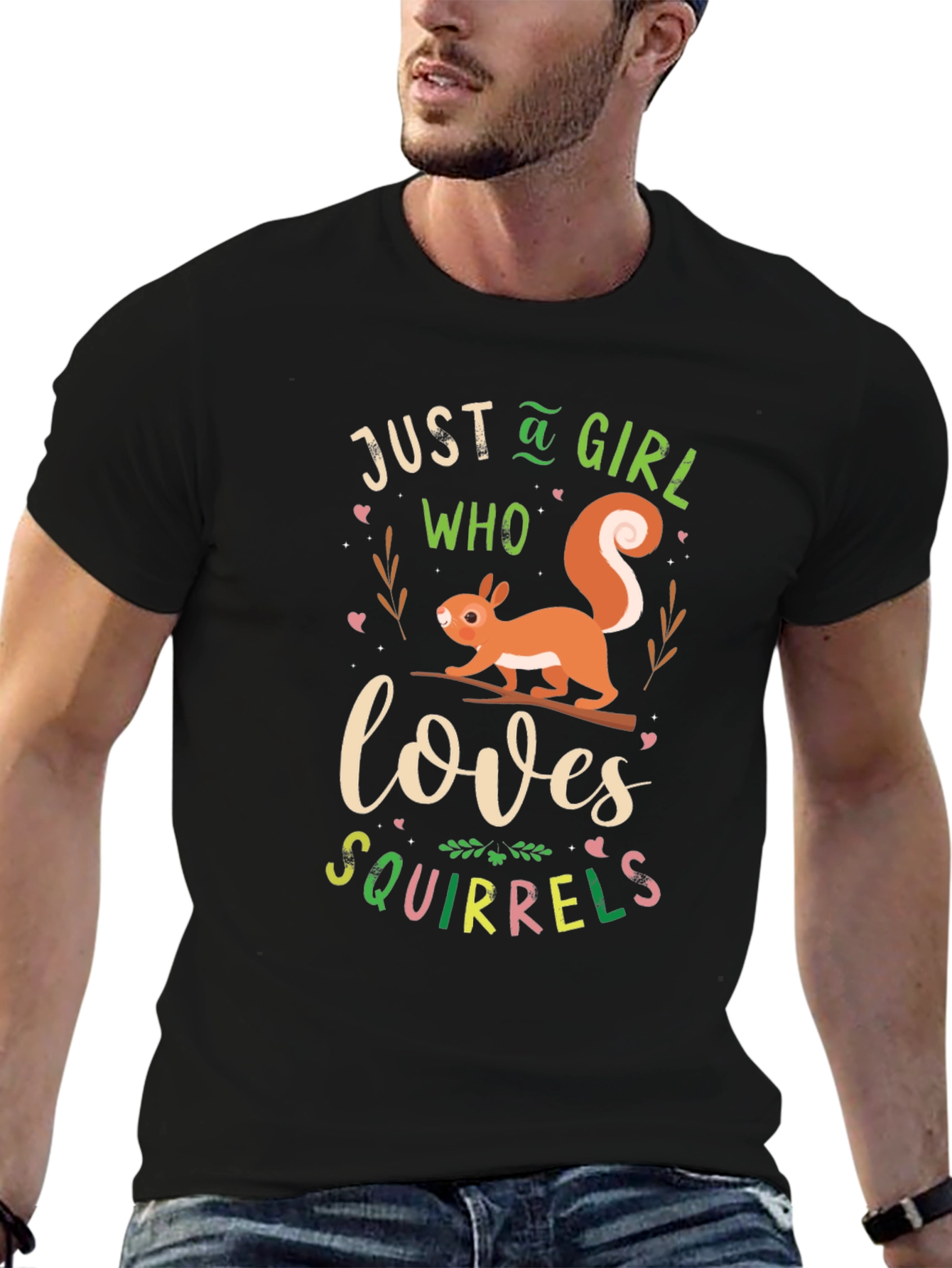 Just A Girl Who Loves Squirrels T-Shirt