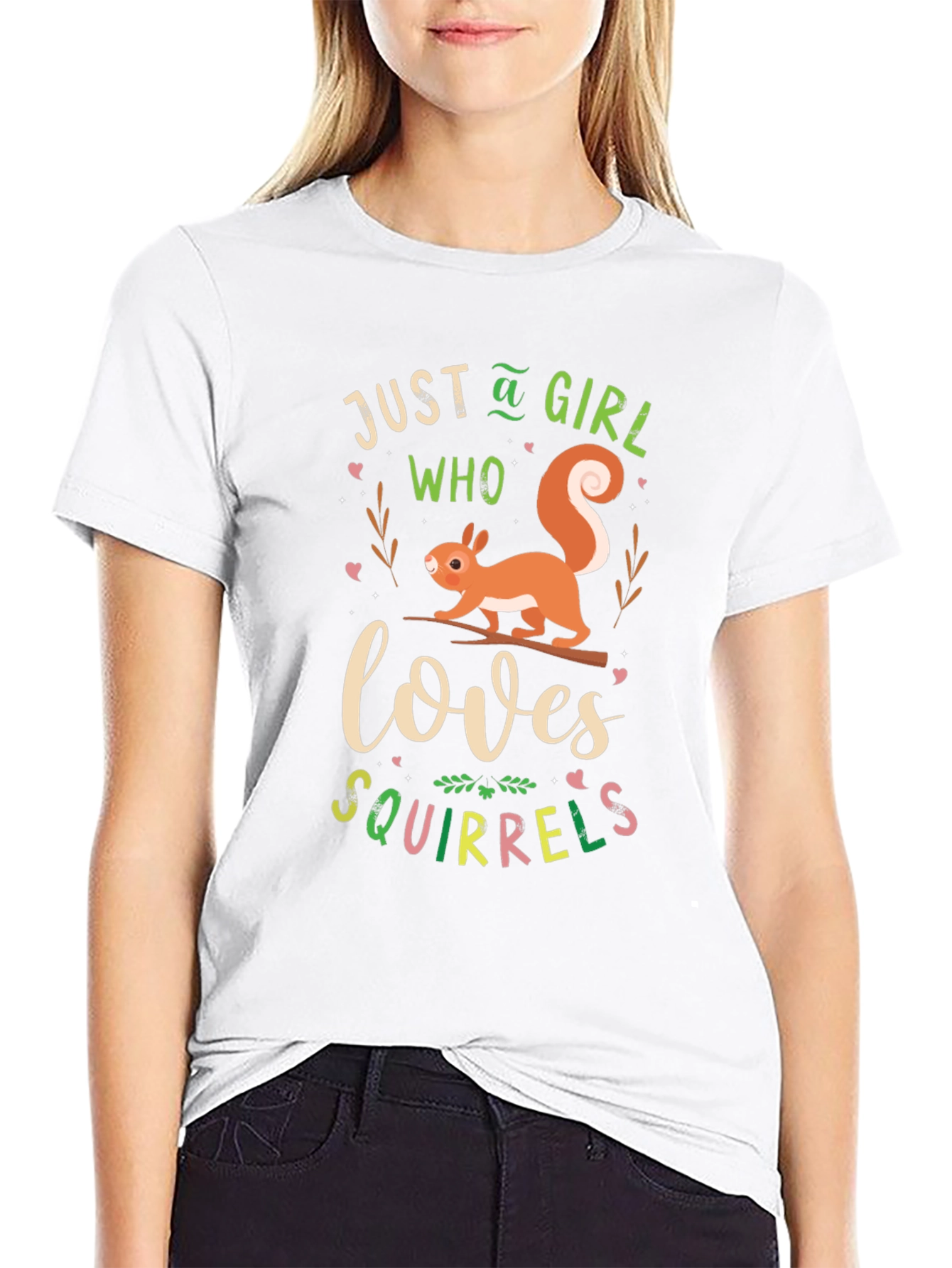 Just A Girl Who Loves Squirrels T-Shirt