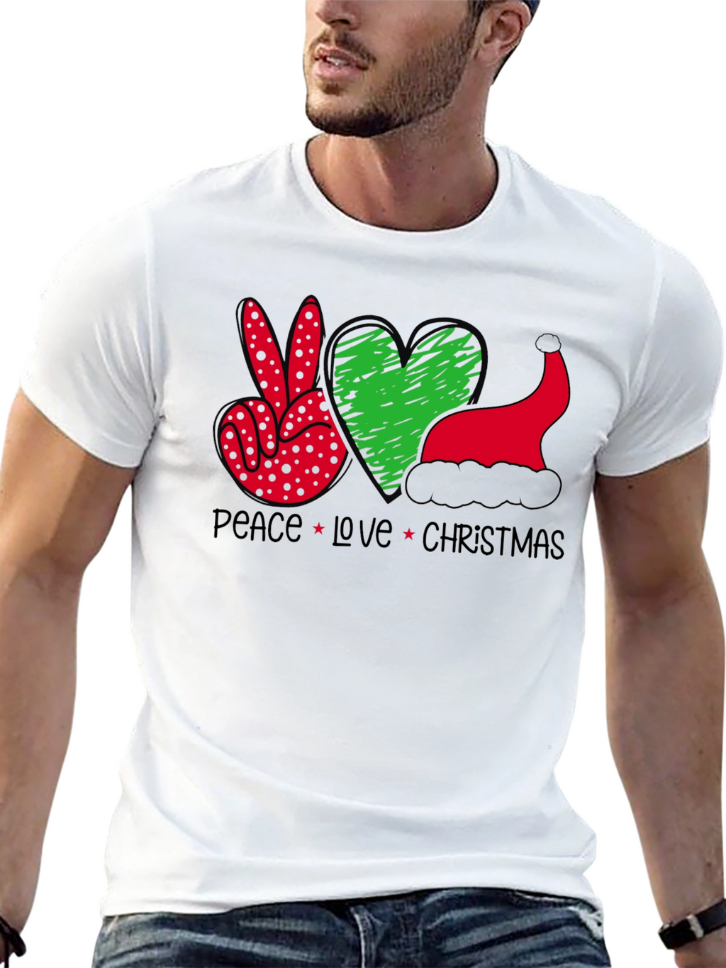 Peace Love Christmas T-Shirt