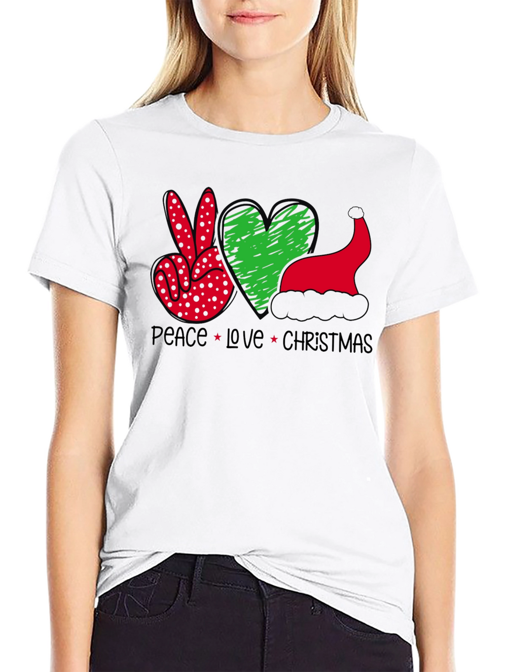 Peace Love Christmas T-Shirt