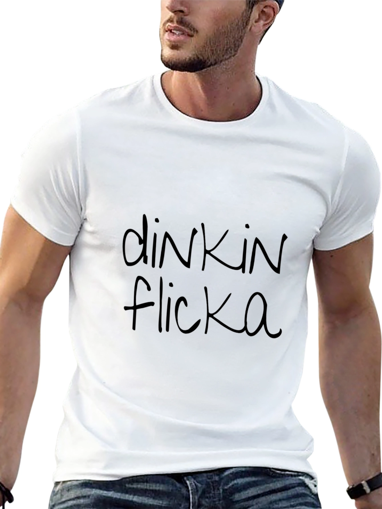 Dinkin Flicka Graphic Tee - Black T-Shirt