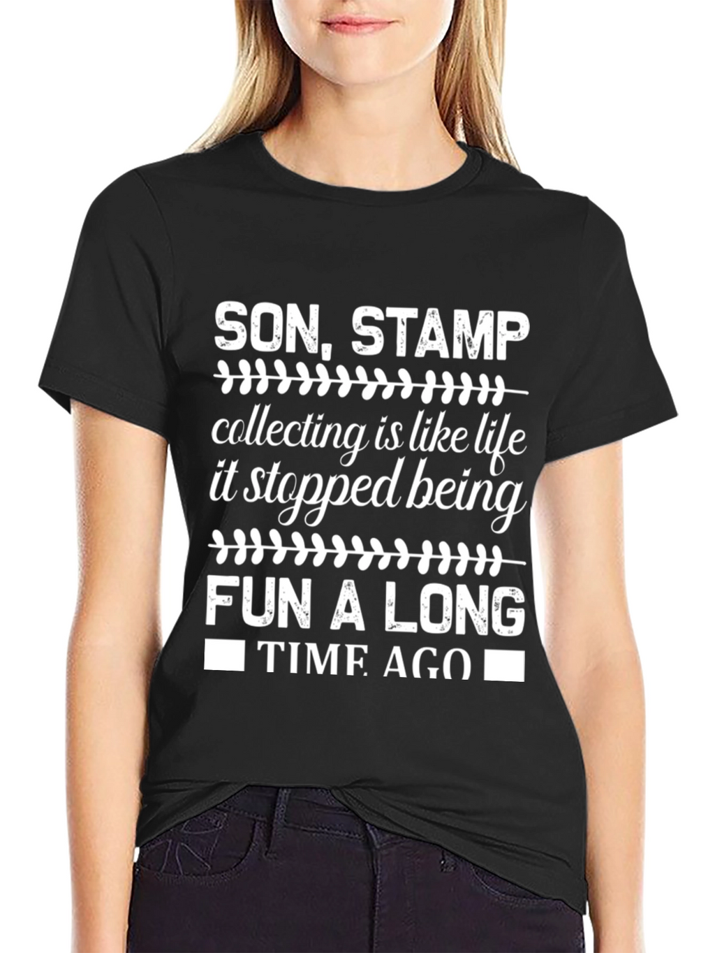Stamp Collecting Humor Graphic Tee