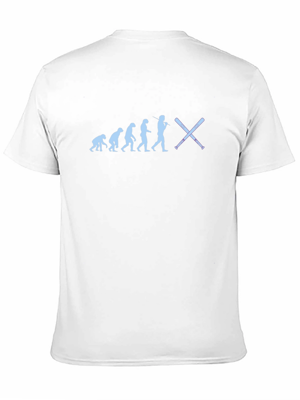 Evolution of Baseball Black T-Shirt