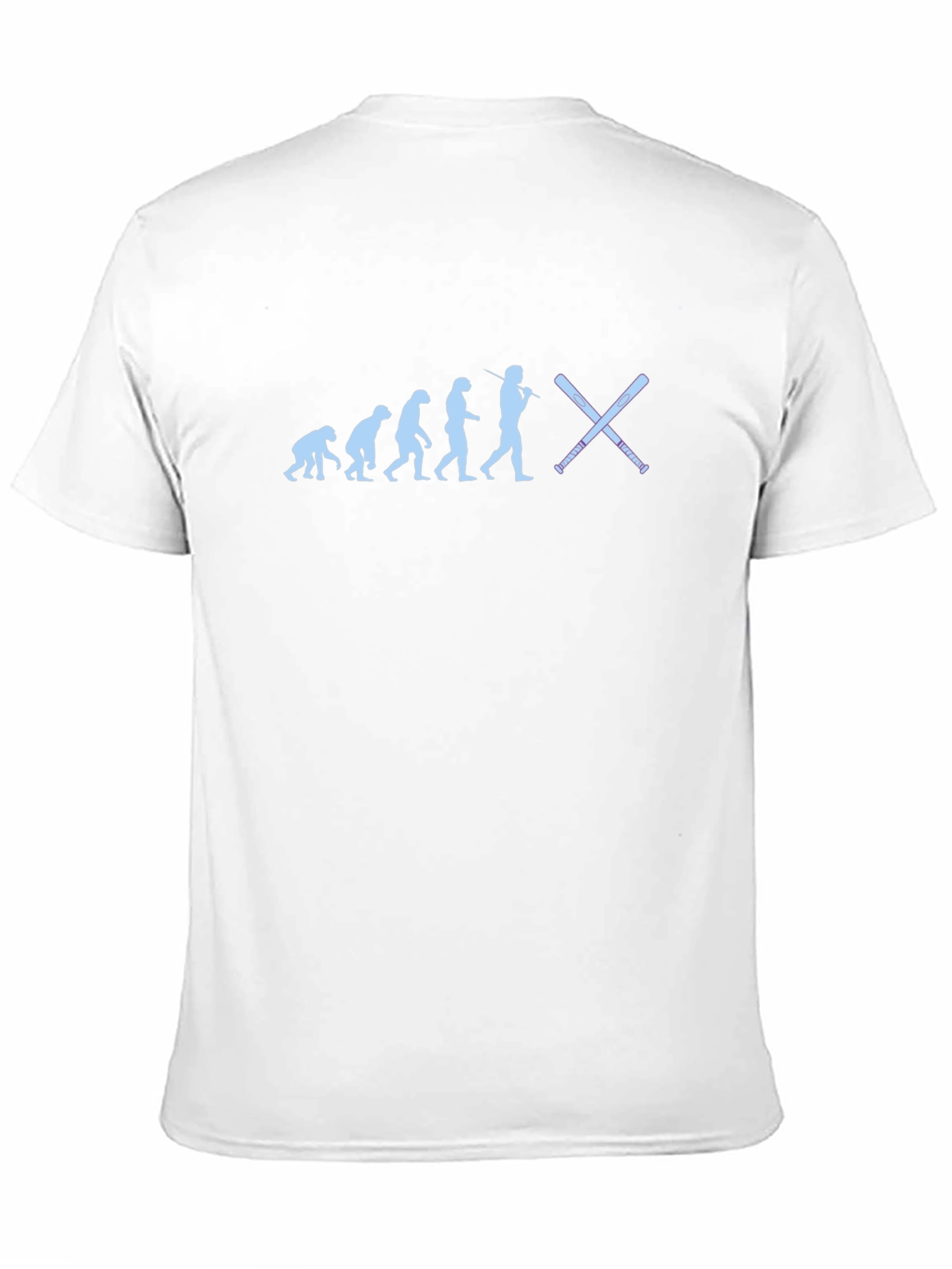 Evolution of Baseball Black T-Shirt