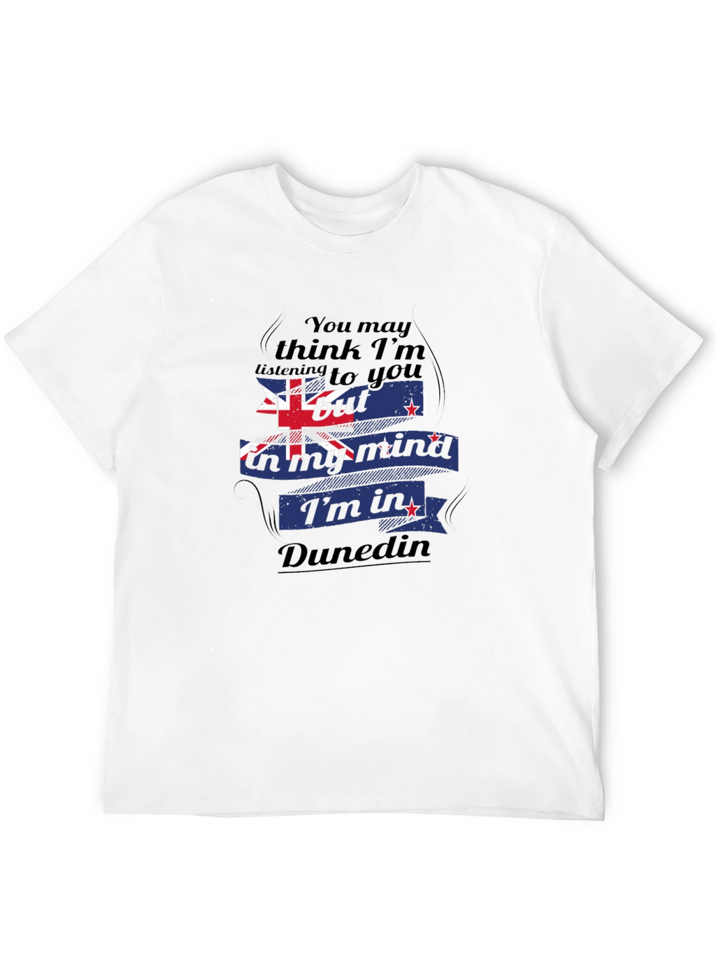 Dunedin Mind T-Shirt: NZ Flag Design