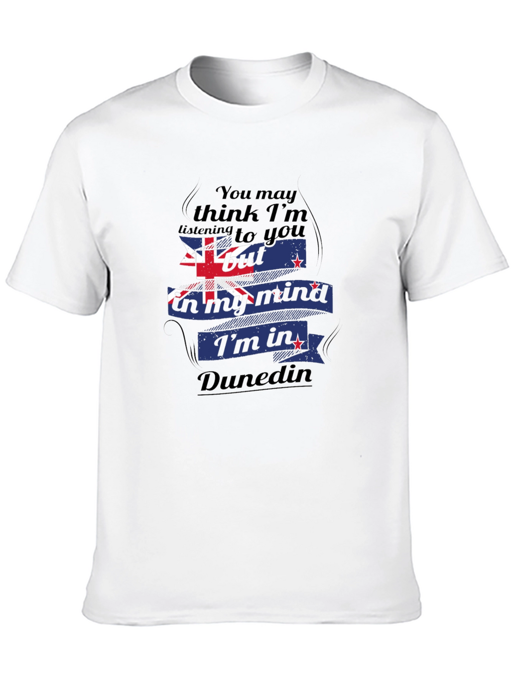 Dunedin Mind T-Shirt: NZ Flag Design