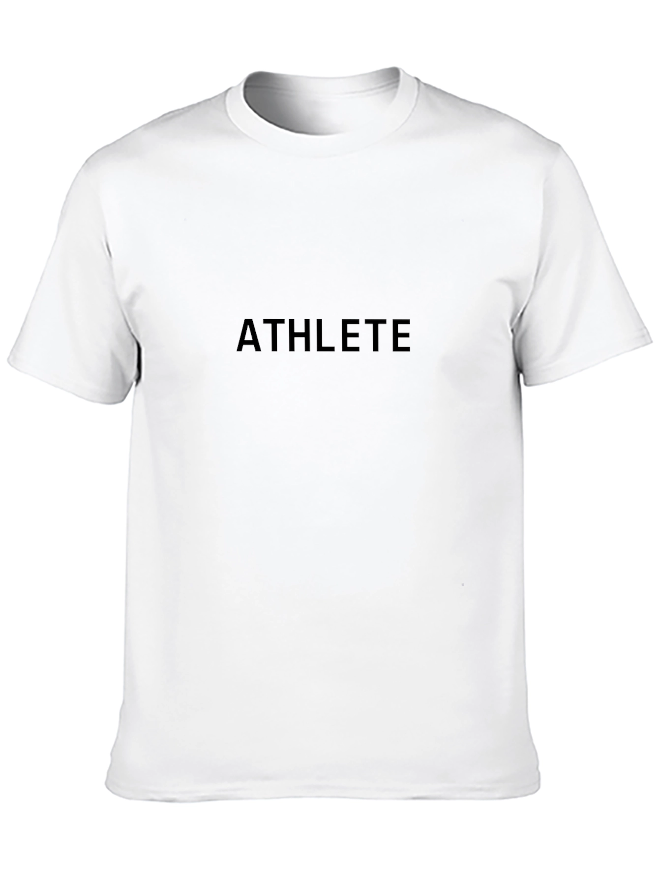 Athlete Graphic Tee - Black Short Sleeve
