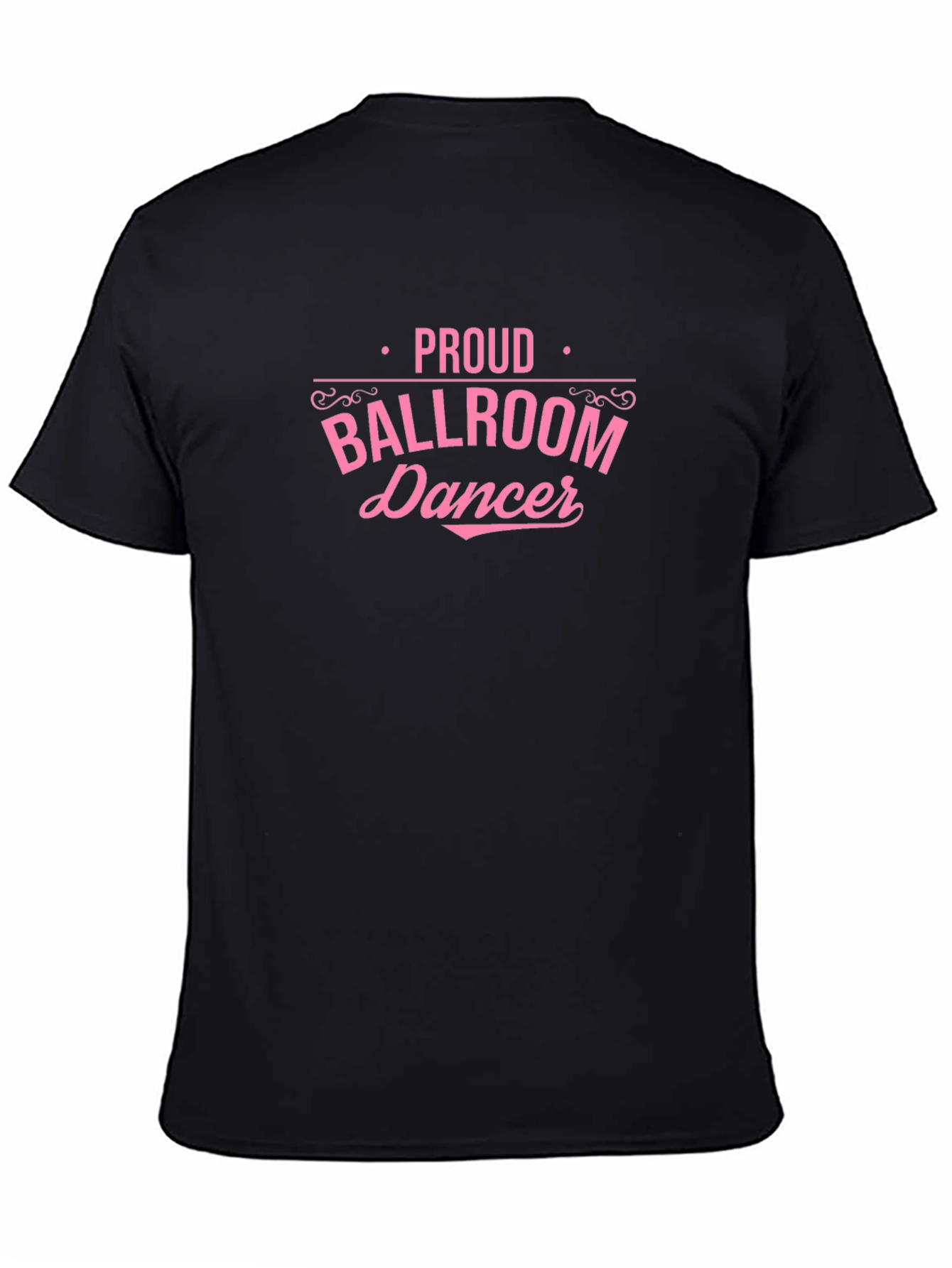 Proud Ballroom Dancer Graphic Tee - Black Cotton