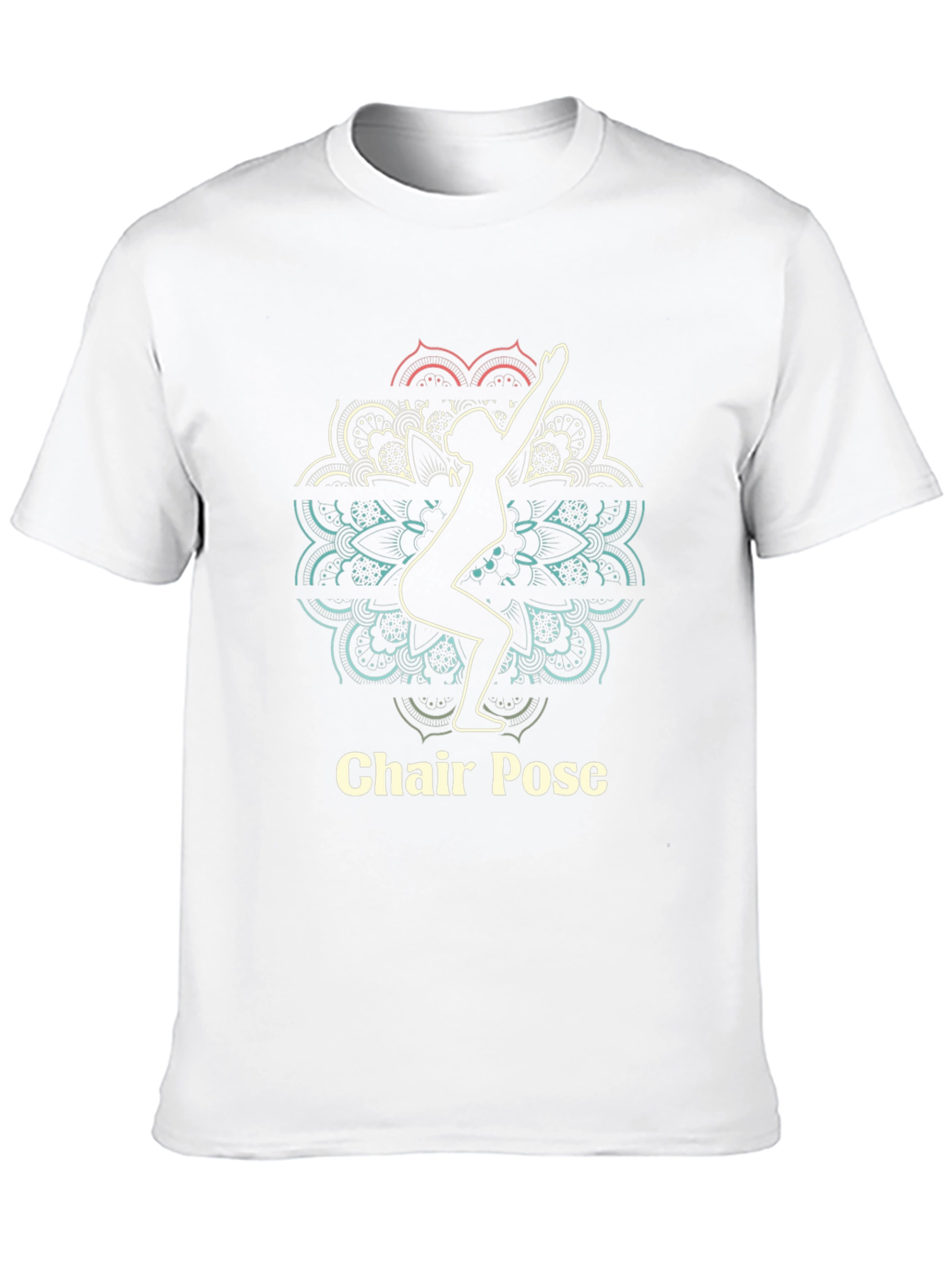 Chair Pose Yoga T-Shirt - Black